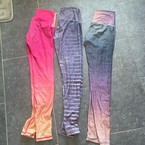 3 pairs of leggings